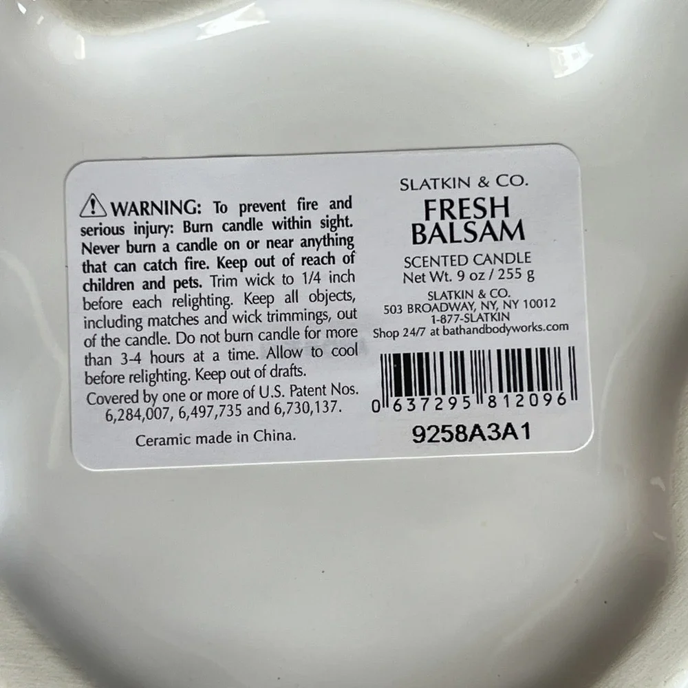Bath & Body Works Harry Slatkin Jingles Reindeer Candle 2009 Balsam NEVER LIT
